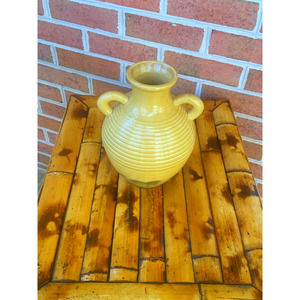 Yellon/Beige Tuscan Verona Olive Jar -Southern Living at Home Double Handle Vase